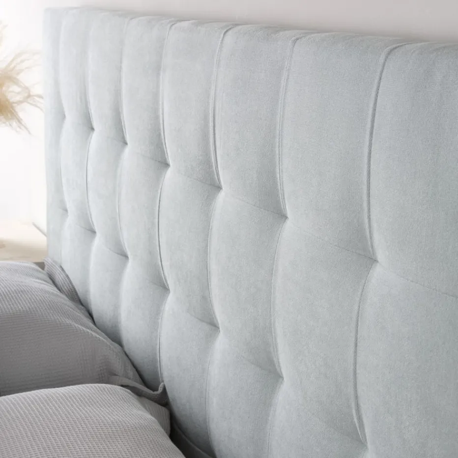 Neris Tête de lit tapissée bleu turquoise pour lit de 150 et 160^Banak Clearance