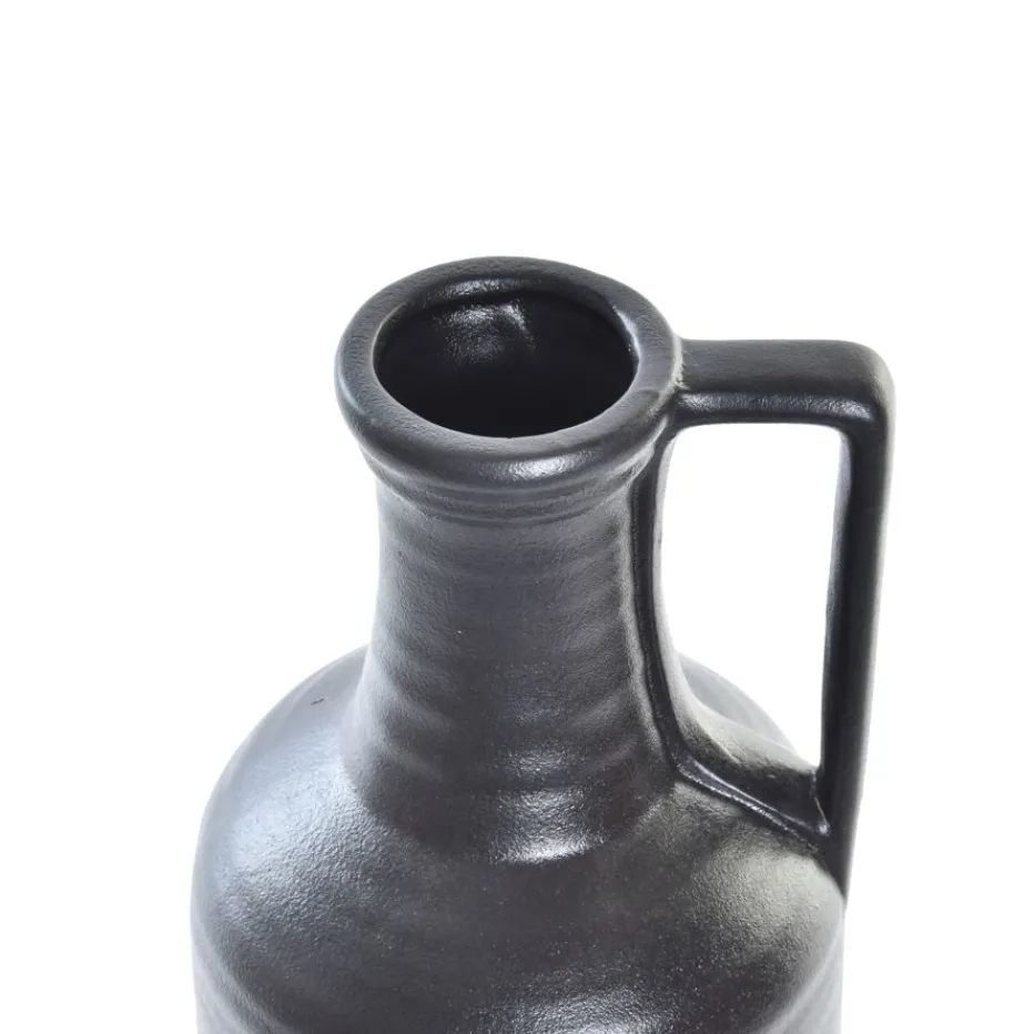 Nesli Vase en porcelaine mate noire^Banak Discount