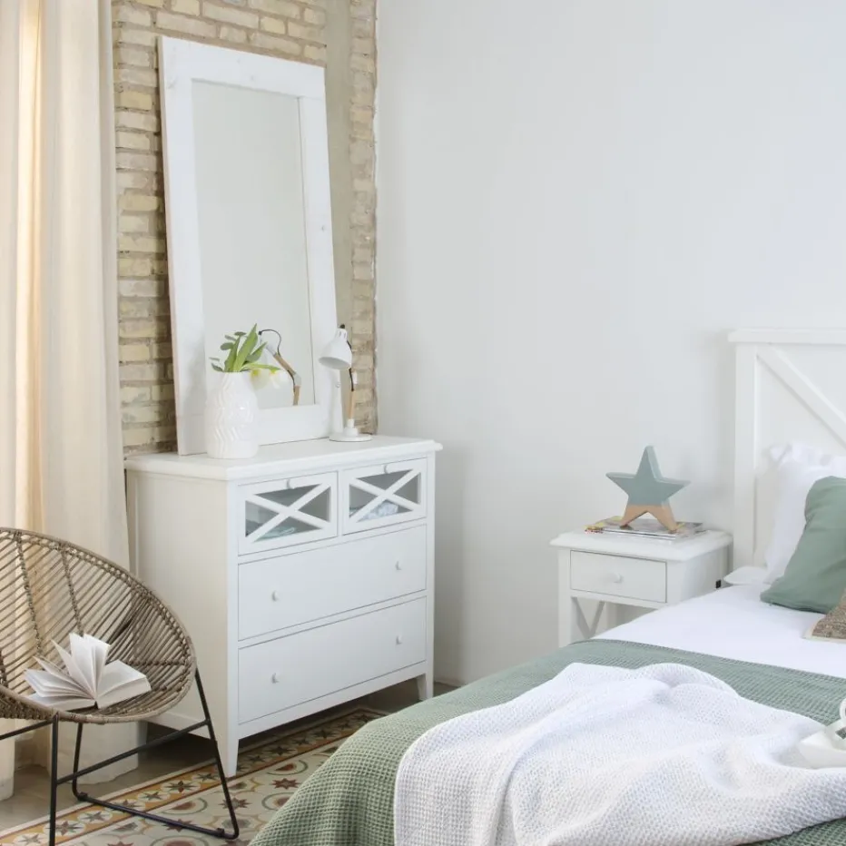 Niza Commode en bois laqué blanc^Banak Outlet