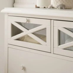 Niza Commode en bois laqué blanc^Banak Outlet