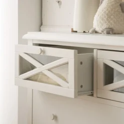 Niza Commode en bois laqué blanc^Banak Outlet