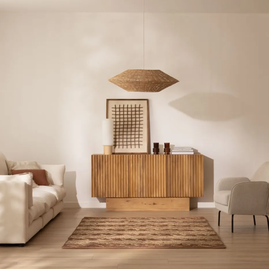 Nolan Aparador de madera maciza de mango^Banak
