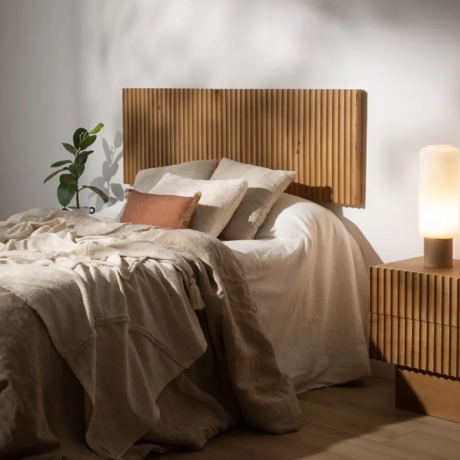 Nolan Cabecero de madera maciza de mango para cama de 150 y 160^Banak New