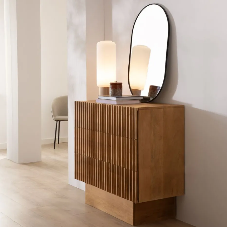 Nolan Cómoda de madera maciza de mango^Banak Best