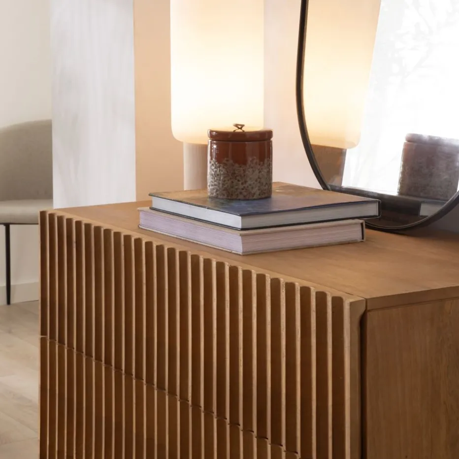 Nolan Cómoda de madera maciza de mango^Banak Best