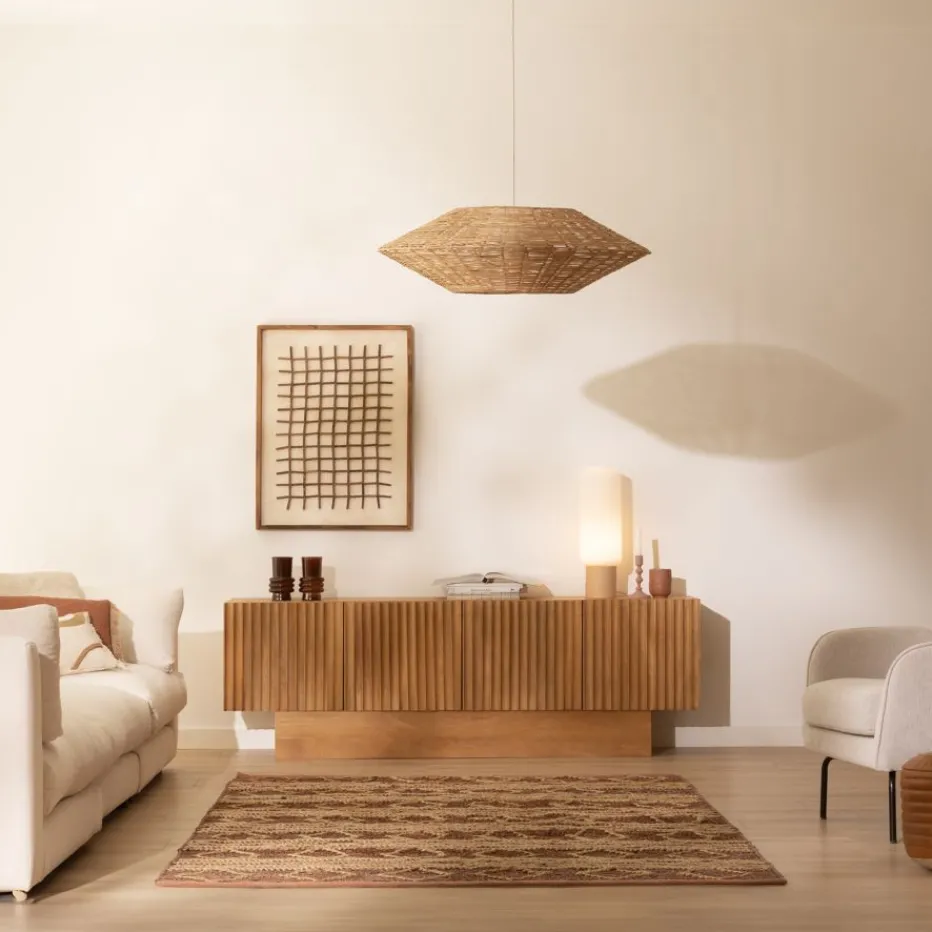 Nolan Mueble tv de madera maciza de mango^Banak Outlet
