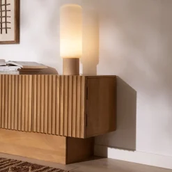 Nolan Mueble tv de madera maciza de mango^Banak Outlet