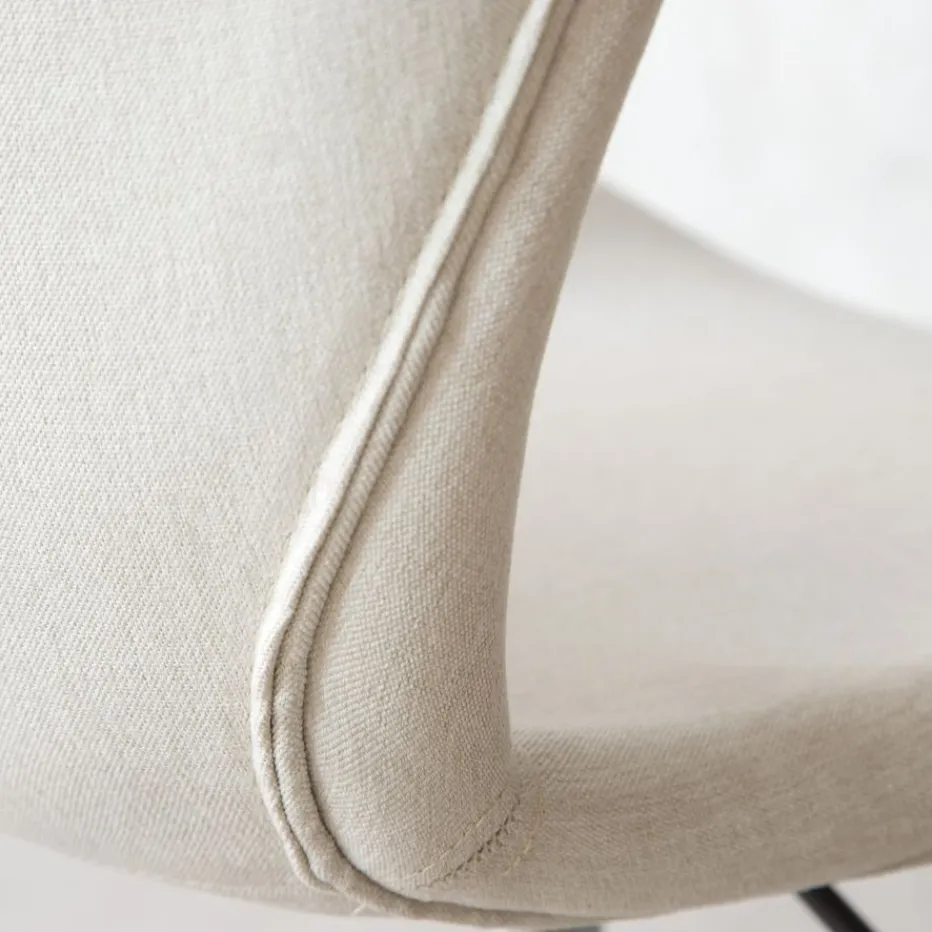 Nori Chaise de bureau beige avec roulettes^Banak Best