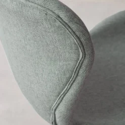 Nori Chaise de bureau rembourrée vert aigue-marine avec roulettes^Banak Clearance