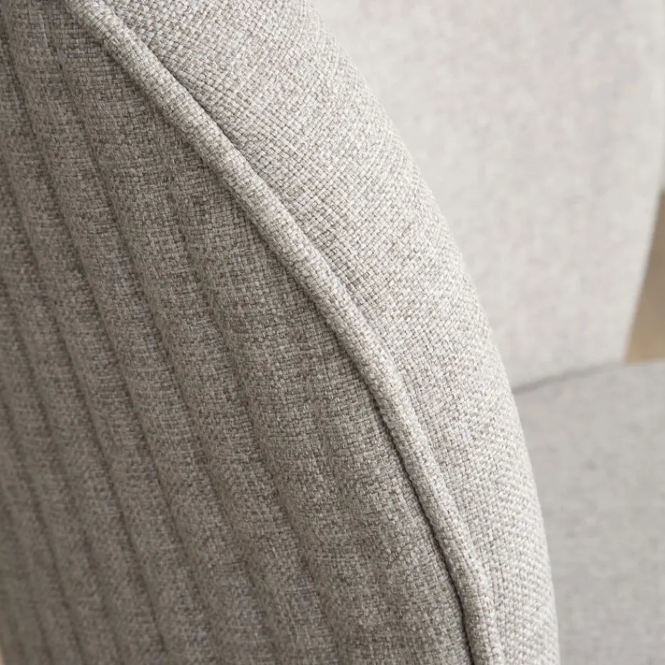 Nuren Chaise rembourrée gris perle^Banak New