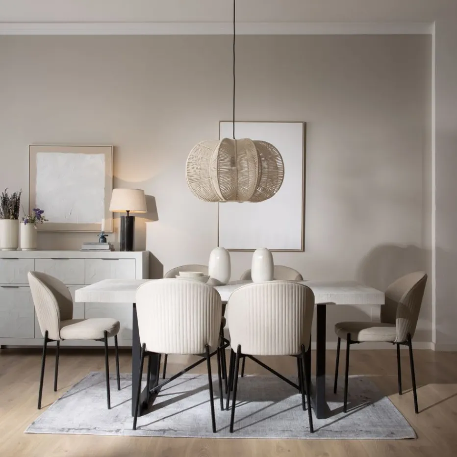 Nuren Chaise rembourrée beige^Banak