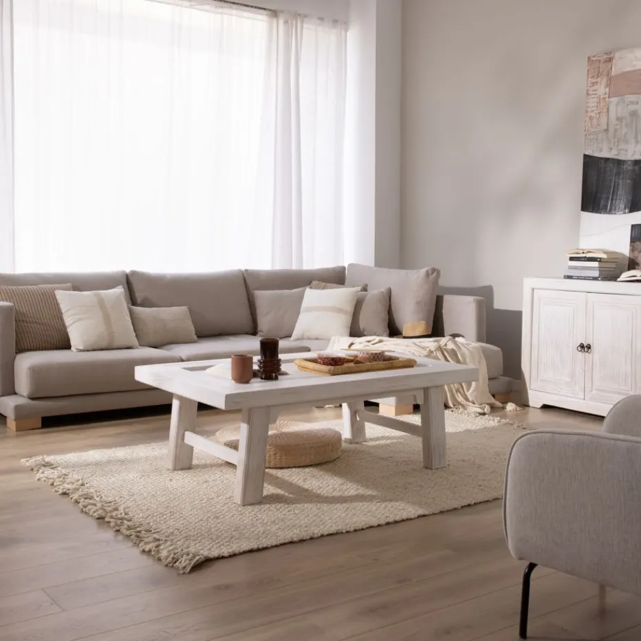 Oblak Table basse en bois massif^Banak Clearance