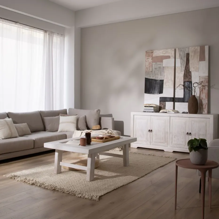 Oblak Table basse en bois massif^Banak Clearance