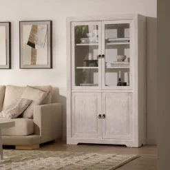 Oblak Vitrine en bois massif^Banak Hot