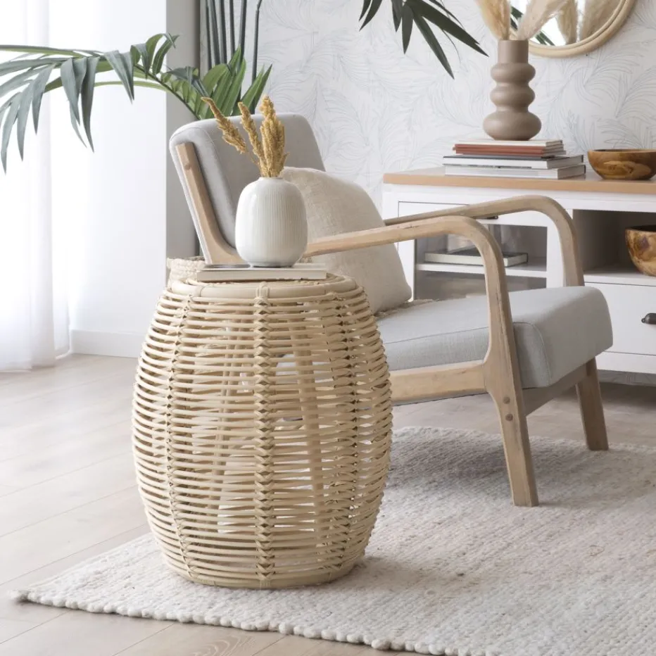 Odesa Table d'appoint en rotin naturel^Banak Sale