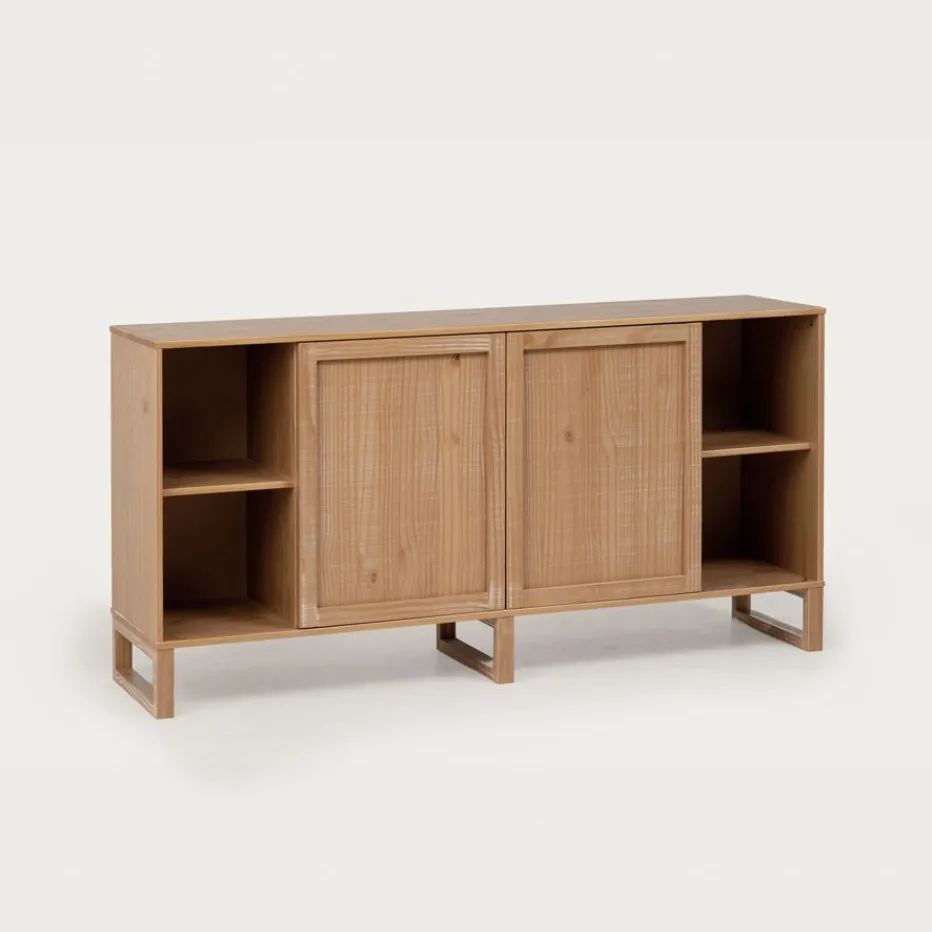 Olivia Buffet en bois massif naturel^Banak Clearance