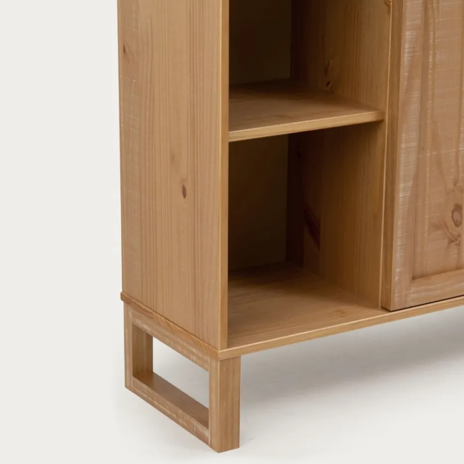 Olivia Buffet en bois massif naturel^Banak Clearance
