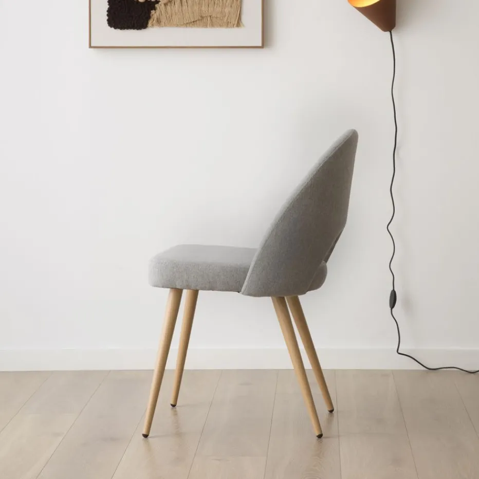 Onna Chaise rembourrée gris^Banak Hot