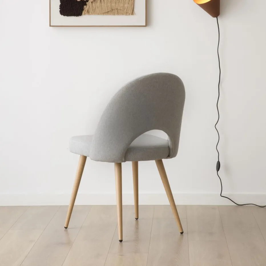 Onna Chaise rembourrée gris^Banak Hot