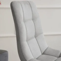 Pack 4 chaises basilea rembourrée gris^Banak Hot
