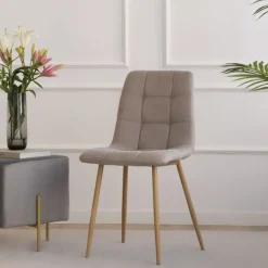 Pack 4 chaises basilea rembourrée beige^Banak Sale
