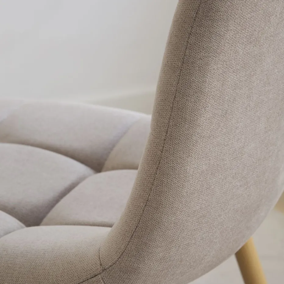 Pack 4 chaises basilea rembourrée beige^Banak Sale