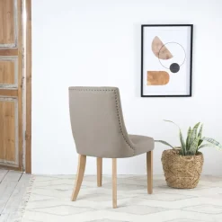 Pack 6 chaises bimba rembourrée gris^Banak Clearance