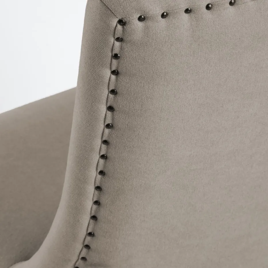 Pack 4 chaises bimba rembourrée gris^Banak Outlet