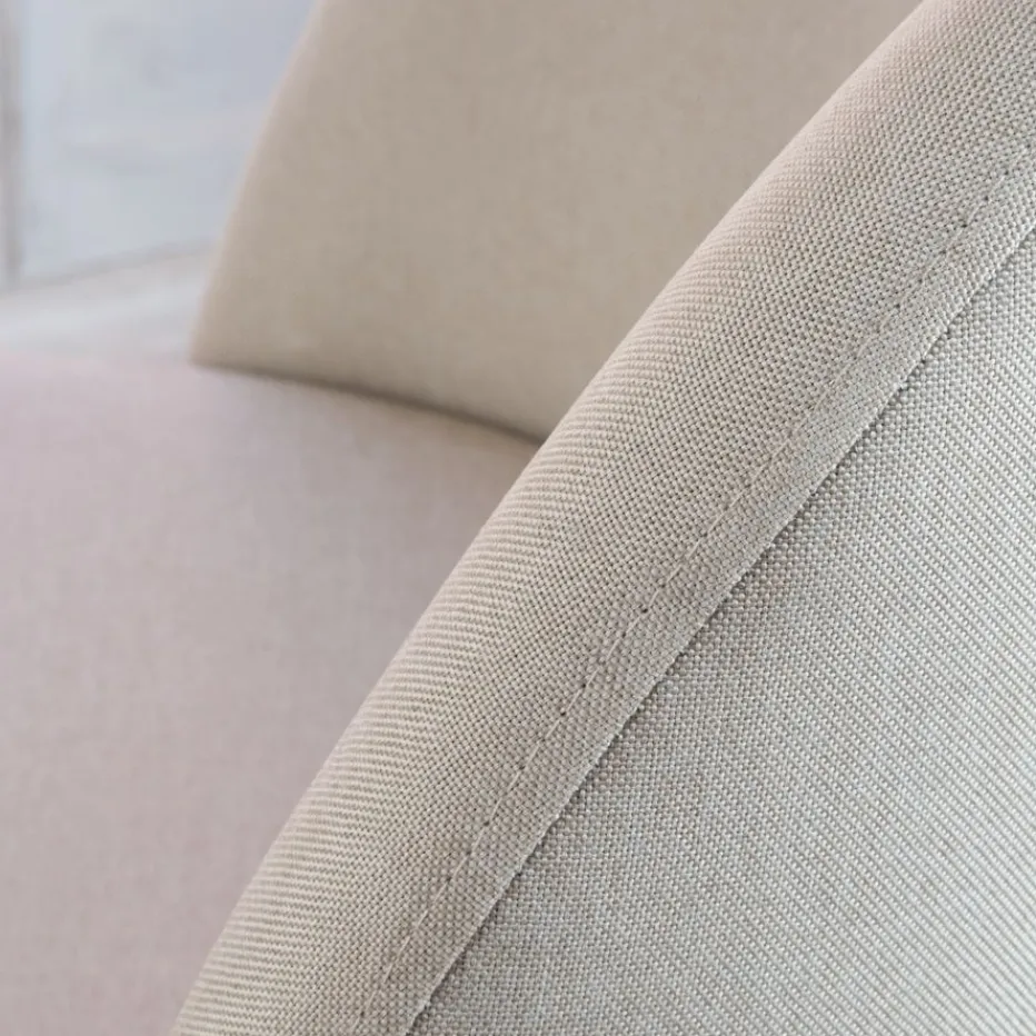 Pack 4 chaises curie rembourrée beige^Banak Hot