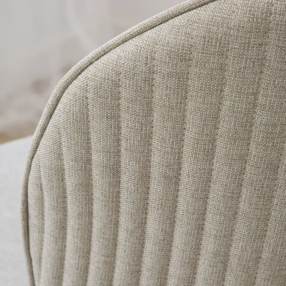 Pack 4 chaises nuren rembourrée beige^Banak Hot