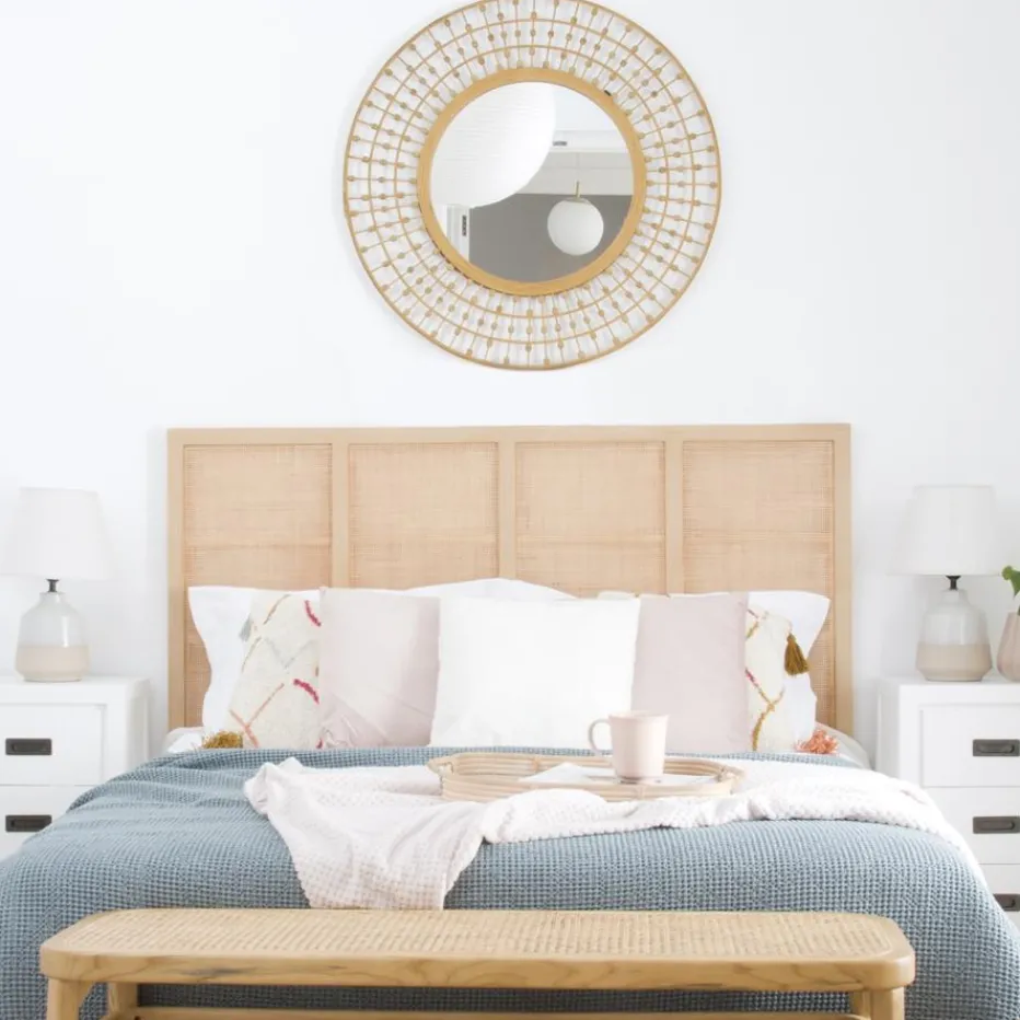 Pandora Tête de lit en bois et rotin pour lit de 150 et 160^Banak Outlet