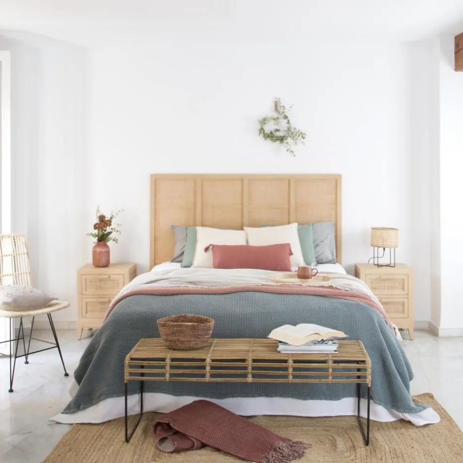 Pandora Tête de lit en bois et rotin pour lit de 150 et 160^Banak Outlet