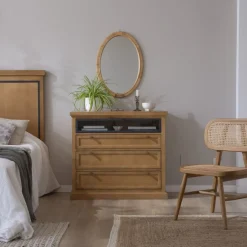 Parma Commode en bois massif de manguier et métal^Banak Online