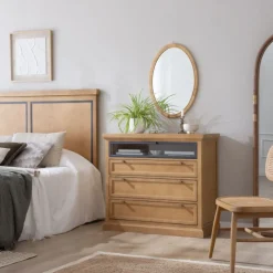 Parma Commode en bois massif de manguier et métal^Banak Online