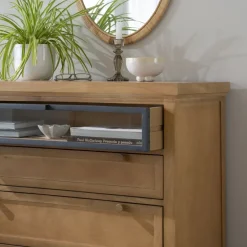 Parma Commode en bois massif de manguier et métal^Banak Online