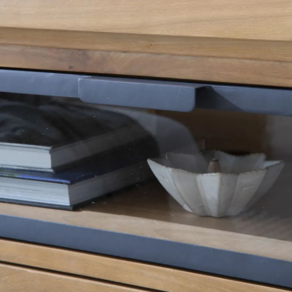 Parma Commode en bois massif de manguier et métal^Banak Online
