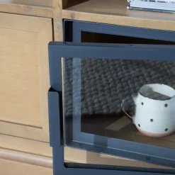 Parma Meuble tv en bois massif de manguier et métal^Banak Best