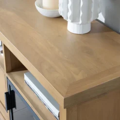 Parma Meuble tv en bois massif de manguier et métal^Banak Best