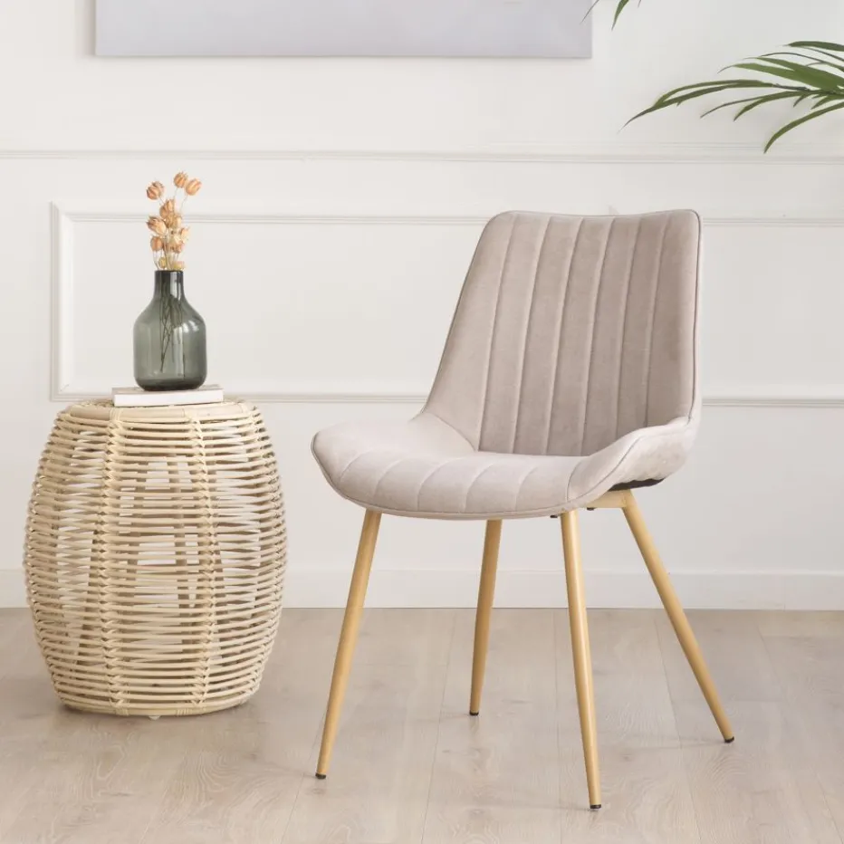 Roma Chaise rembourrée beige^Banak New