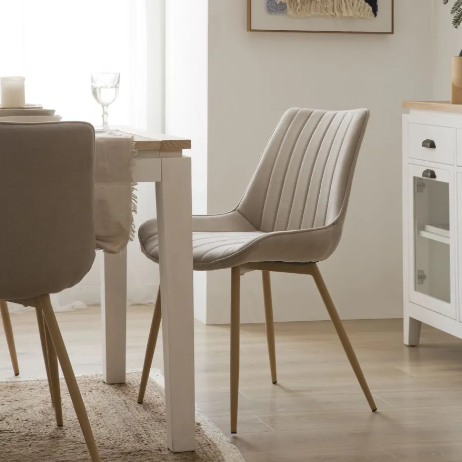 Roma Chaise rembourrée beige^Banak New