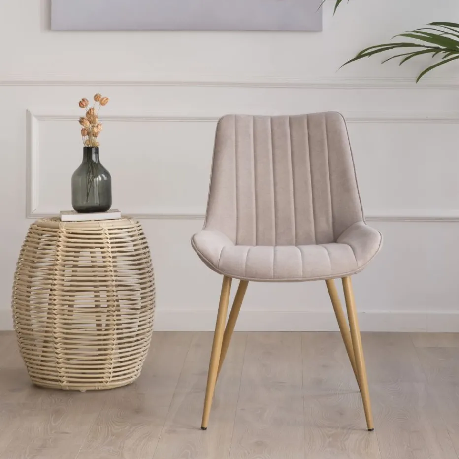 Roma Chaise rembourrée beige^Banak New