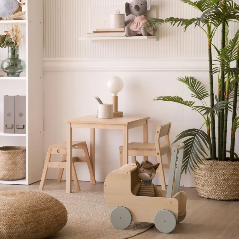 Saga Table enfant carrée en bois^Banak New