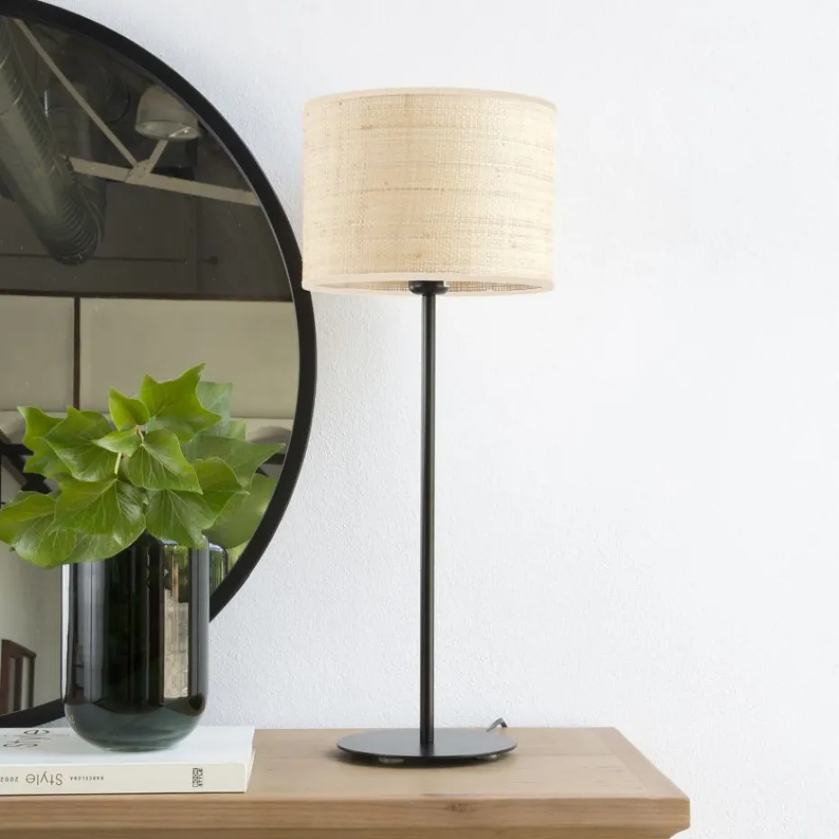 Saya Lampe table table grand base noir^Banak Hot