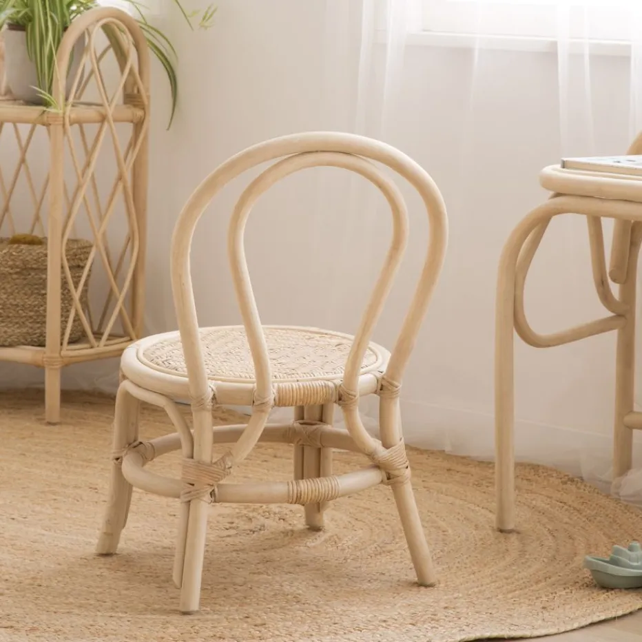 Scooby Chaise enfant en rotin^Banak Discount