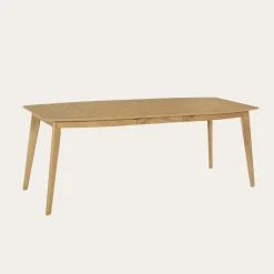 Shelley Mesa de comedor extensible rectangular 150/200 de madera natural^Banak Best