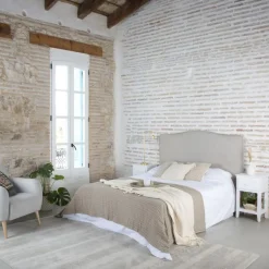 T&ecirc;te De lit tapissée pour lit de 150^Banak Outlet