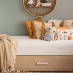 Teo Lit superposé blanc mat et naturel duna pour matelas de 90x190^Banak Sale