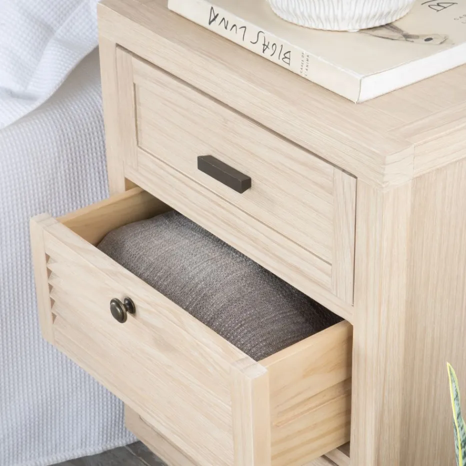 Venice Table de nuit en bois^Banak Online