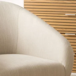 Viggo Fauteuil tapissé beige^Banak Best