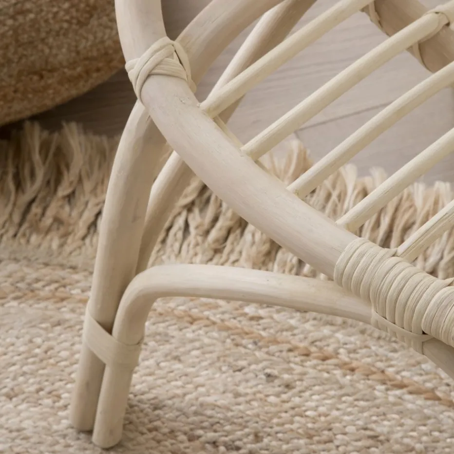 Vinci Chaise enfant en rotin naturel^Banak